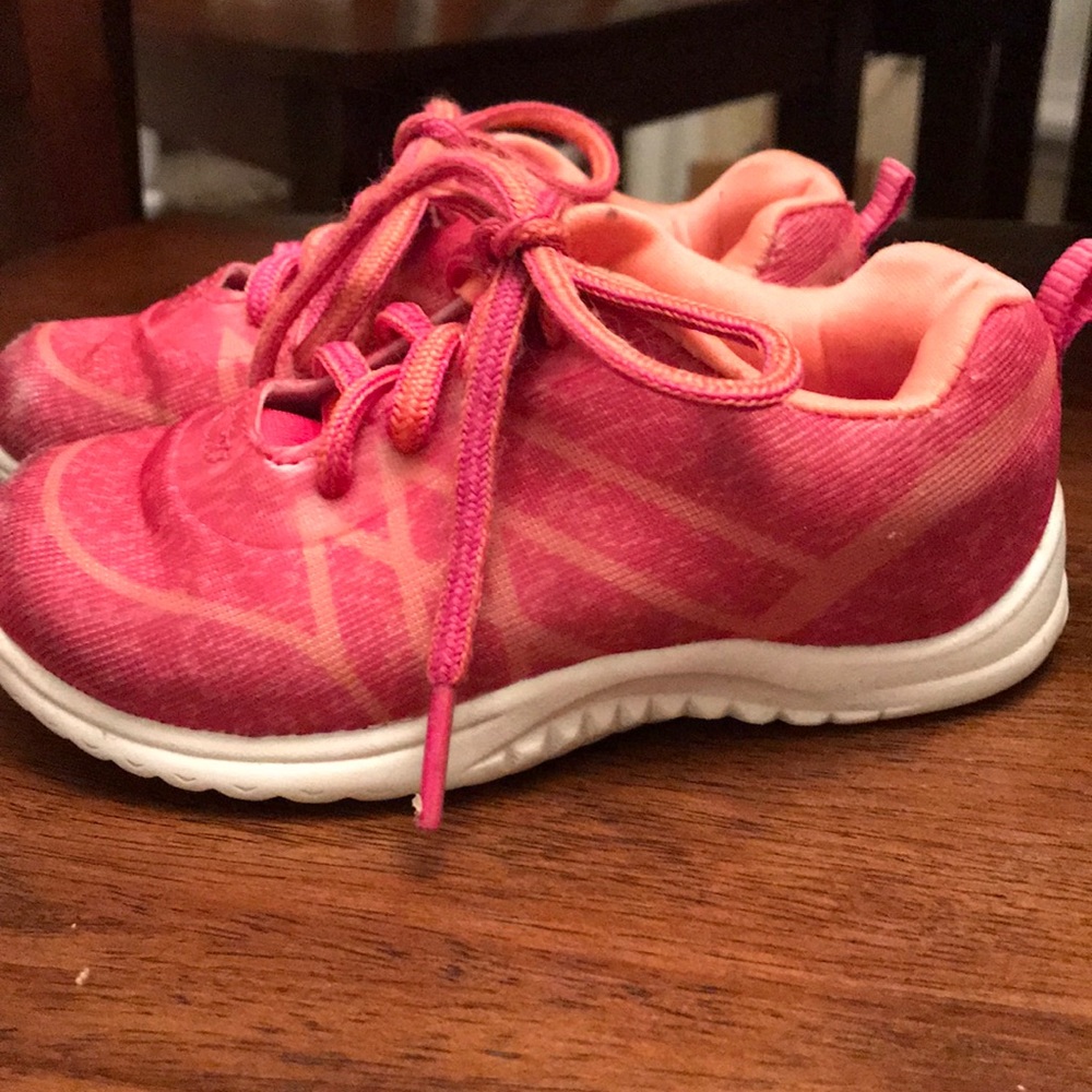 Oshkosh Pink Lace-up Sneakers - Size 7